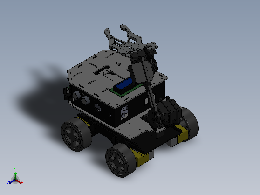 AGV小车、AGV(193)正等轴测图