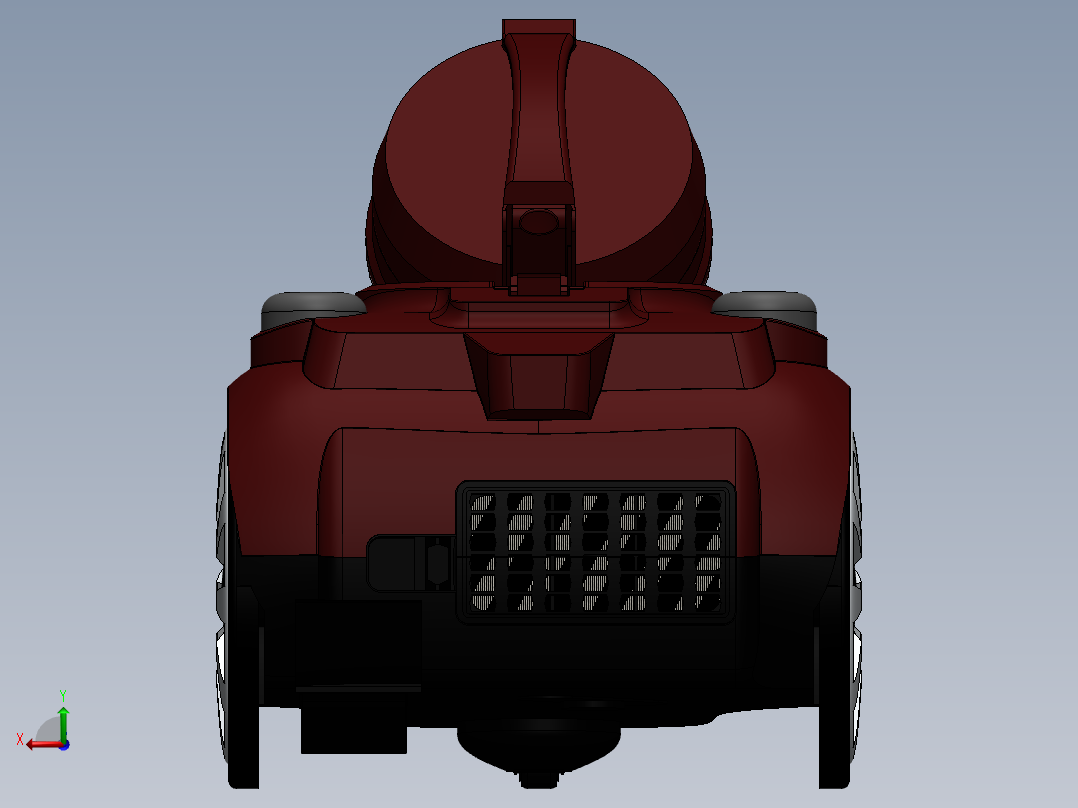 吸尘器(15)后视图