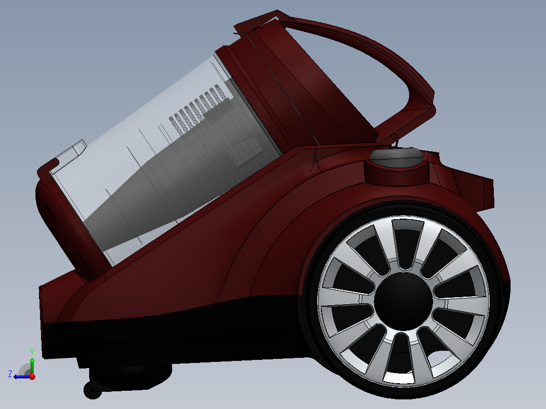 吸尘器(15)右视图