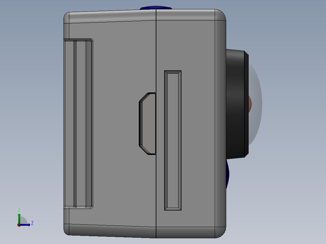 相机、摄像头(23)左视图