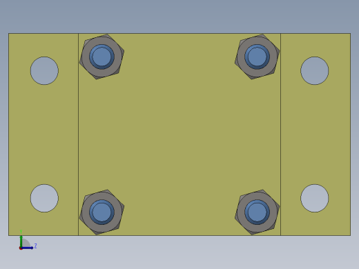 A0002802-拉杆液压缸 (DANIELI) ( 精整区尾部剪切机) 40x28x45 毫米左视缩略图
