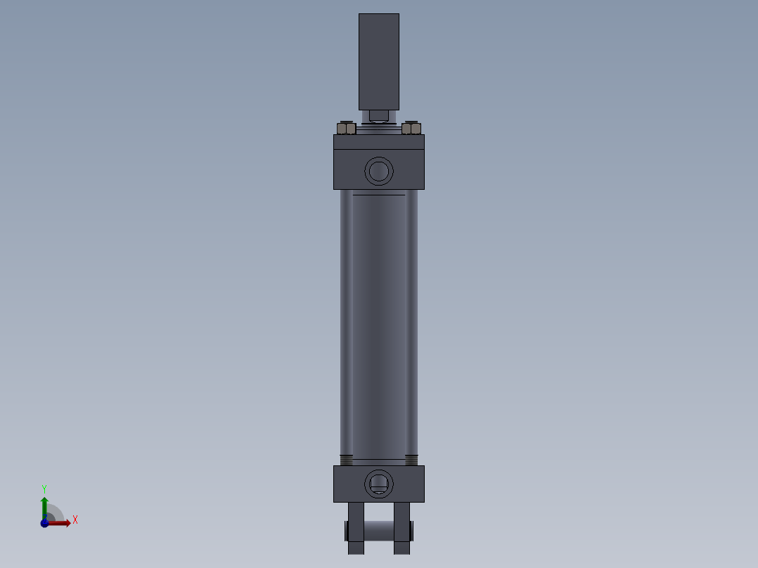 拉杆液压缸-82-6x44-45x306-mm-1.snapshot.1前视图