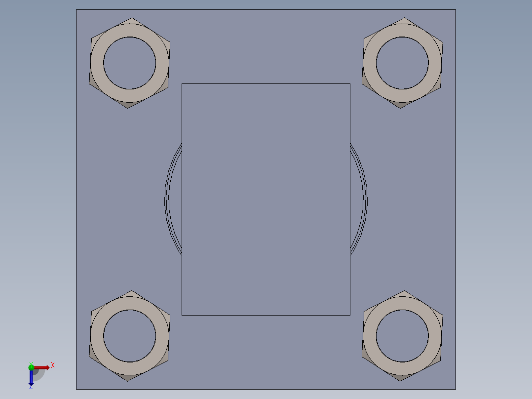 拉杆液压缸-82-6x44-45x306-mm-1.snapshot.1俯视图