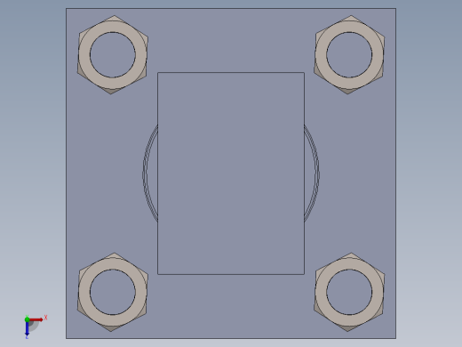拉杆液压缸-82-6x44-45x306-mm-1.snapshot.1俯视缩略图