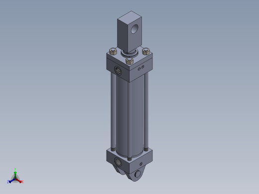 拉杆液压缸-82-6x44-45x306-mm-1.snapshot.1正等轴测缩略图