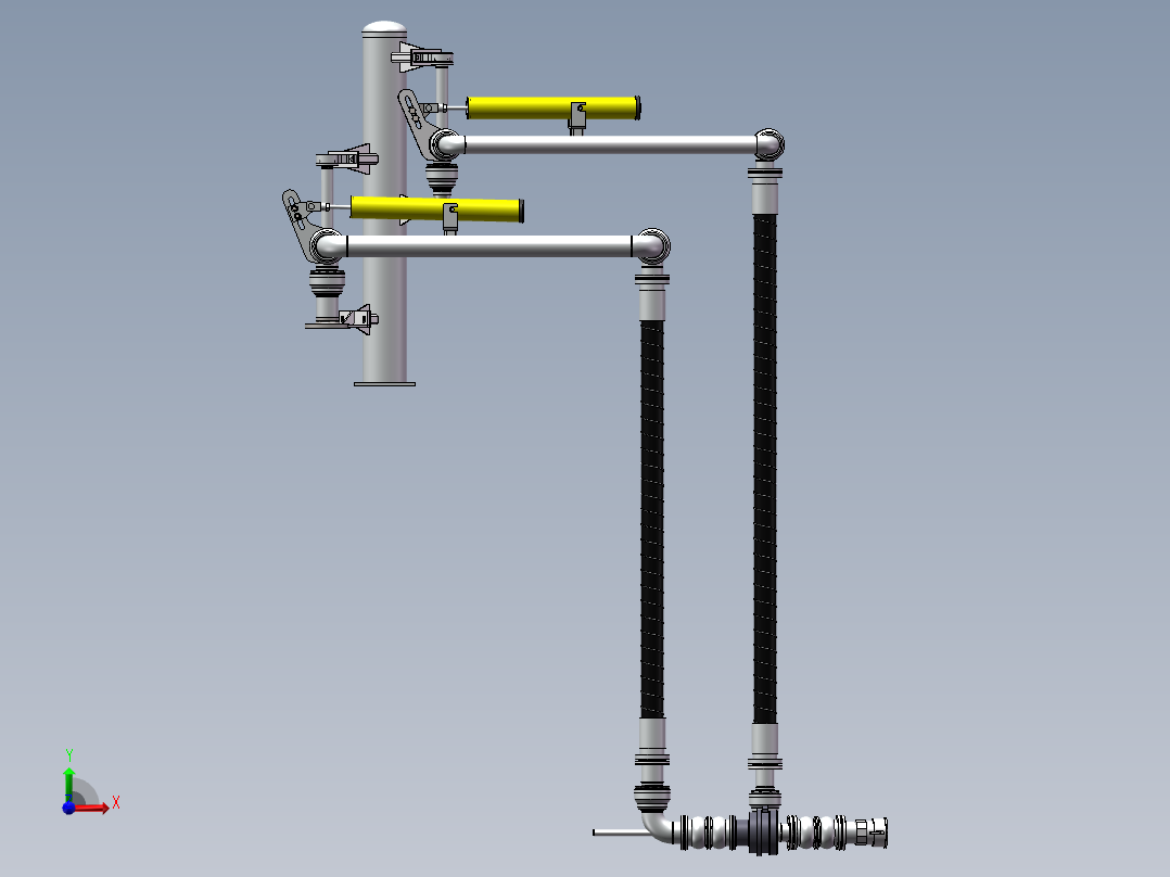 AL2412鹤管 1149632前视图