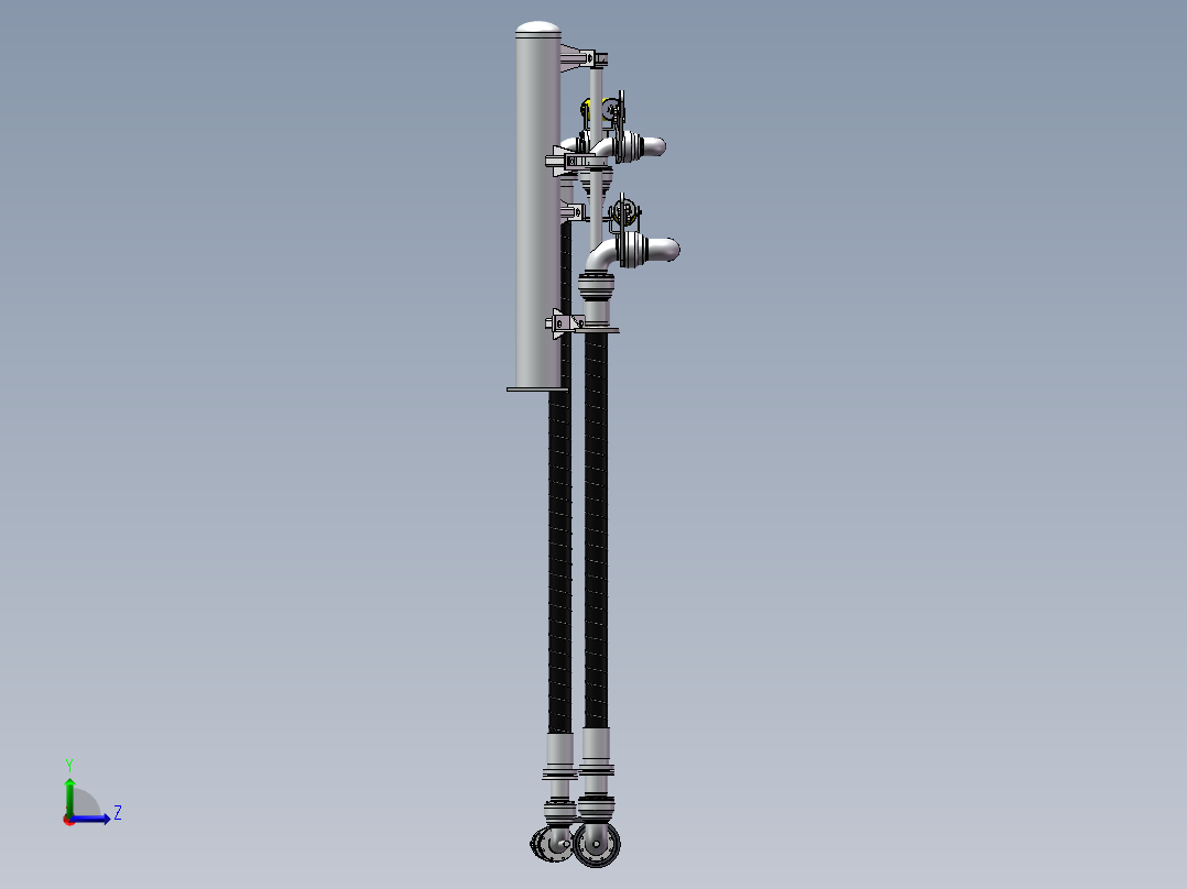 AL2412鹤管 1149632左视图