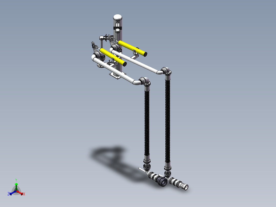 AL2412鹤管 1149632正等轴测图