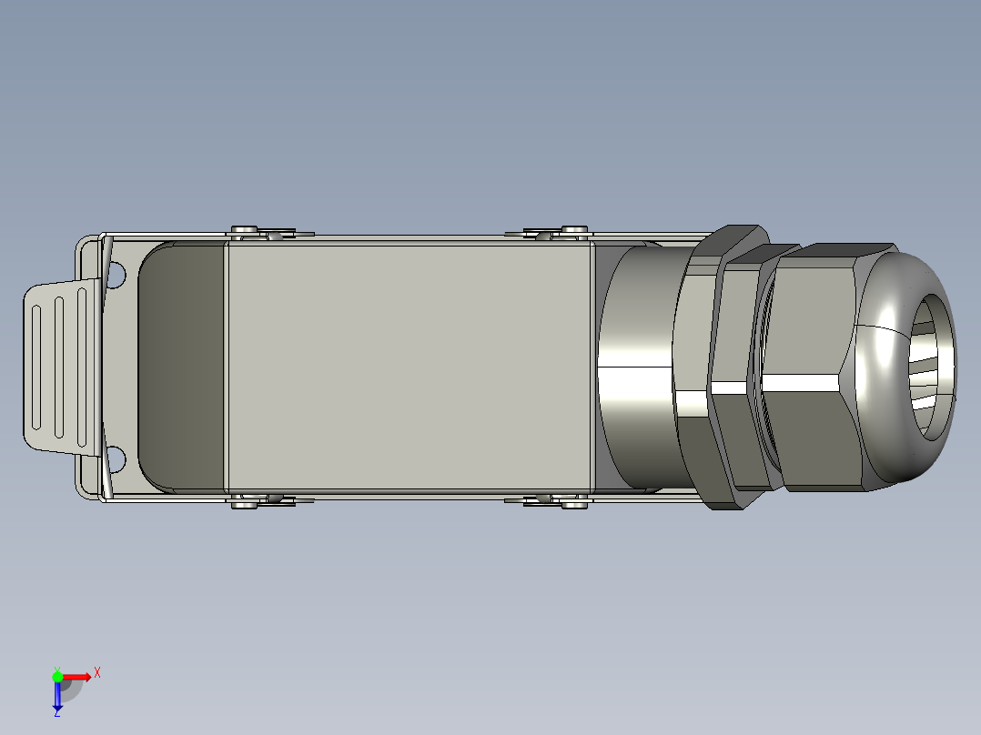 重型连接器16针俯视图