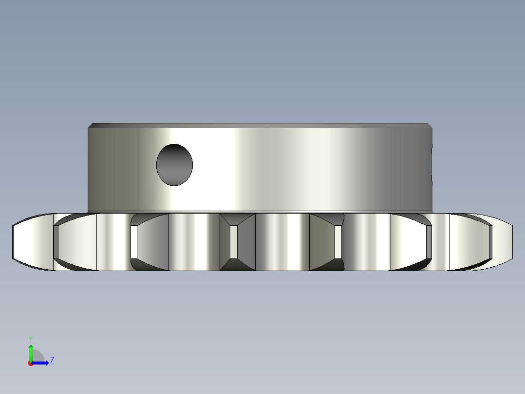 CW12A-1T15-N40-S30-链轮左视图