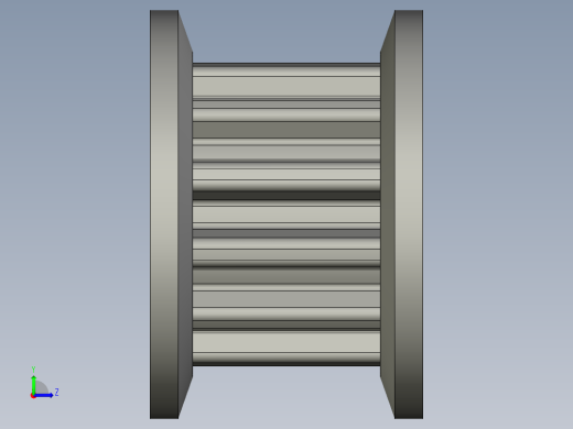 LE-T5-A轻载传动一般同步带轮AW12T5100-A-H635左视缩略图