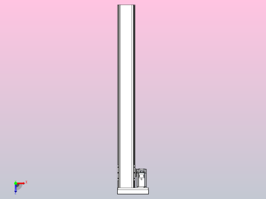 日规模组半封闭丝杆TPA-HNR-110D-1610C-L950-MR-Y-P40-N3俯视缩略图