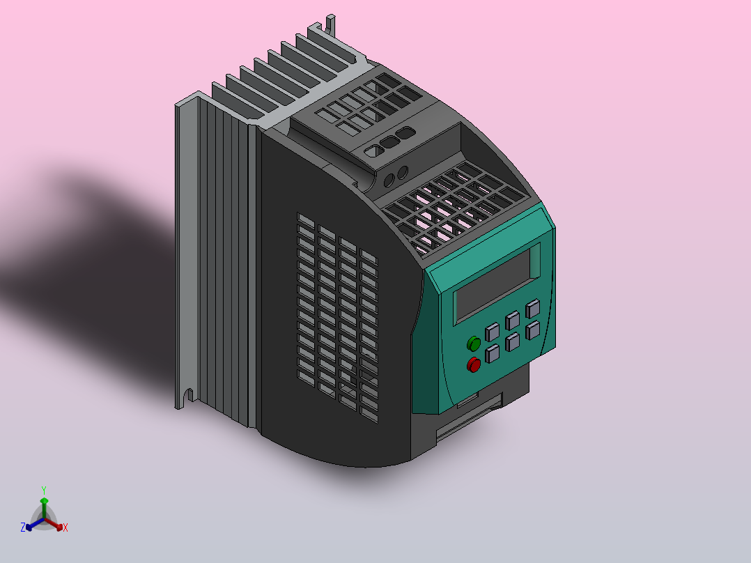 SINAMICS G110西门子调节器正等轴测图