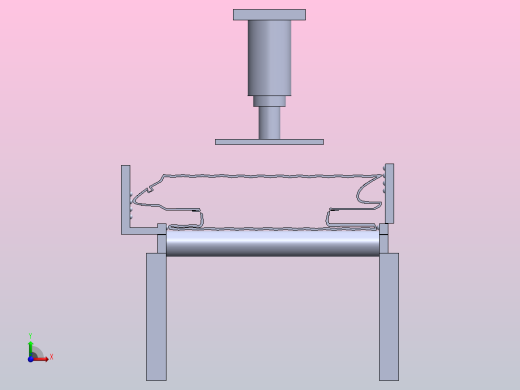 快卷门压合工艺系统前视缩略图