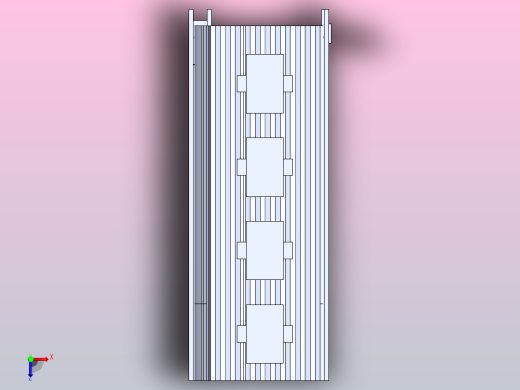 快卷门压合工艺系统俯视缩略图