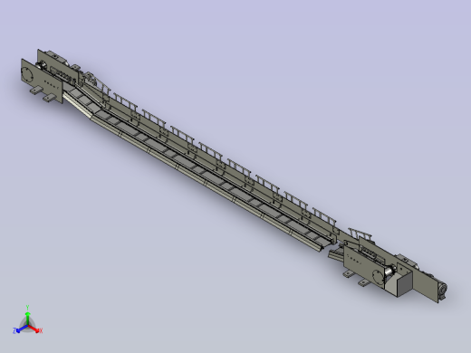 SGZ-800 1050刮板输送机设计+SolidWorks三维模型