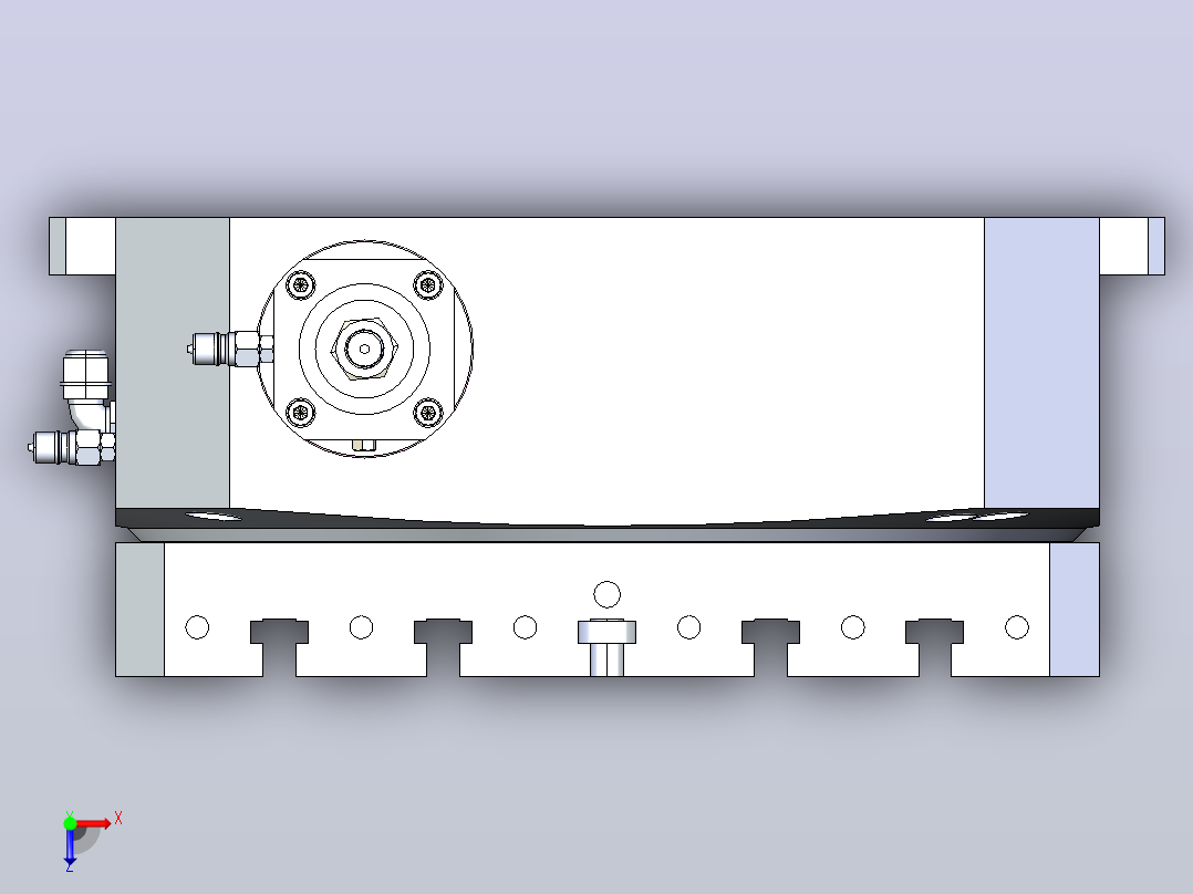 HCT-600-600X600方台分度盘俯视图