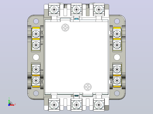 CJT1-20交流接触器三维模型202202前视缩略图