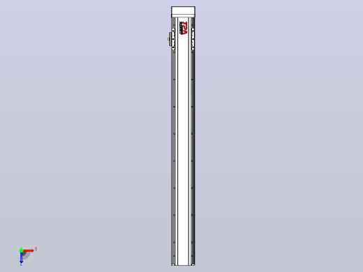 日规模组半封闭丝杆TPA-HNR-85D-1610C-L750-MP-Y-P20-N3俯视缩略图