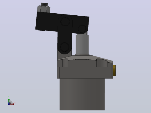 HCLU上法兰油压杠杆缸[HCLU-16R]右视缩略图