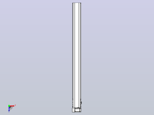 皮带直线轴半封闭可选导轨TPA-HNB-175D-140-L1850-LU-Y-P75-N3俯视缩略图