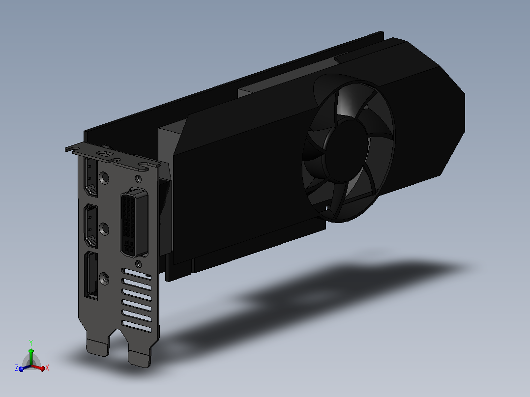 显卡 GIGABYTE GTX 1050 Ti主视图