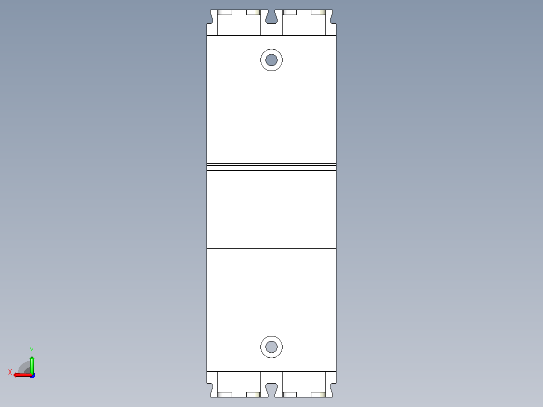 断路器NF100-SVFU 2P (1P+N)三菱电机后视图