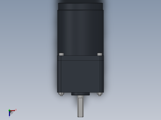 60AC(6W)微型交流（圆轴）组合型电机[60YR06WDV22-60GK10HK]俯视缩略图