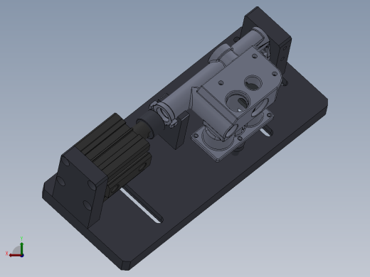 13GT68喷气管体钻孔夹具后视缩略图