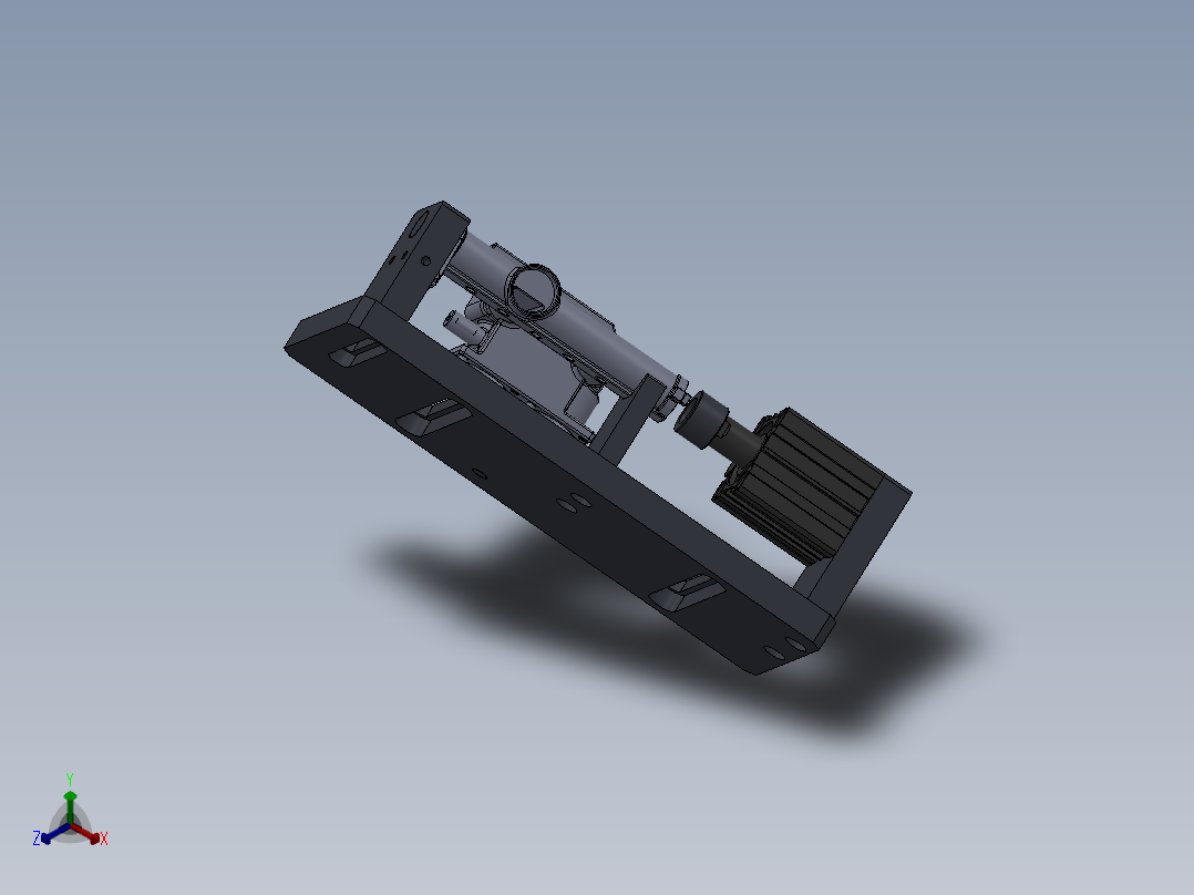 13GT68喷气管体钻孔夹具正等轴测图