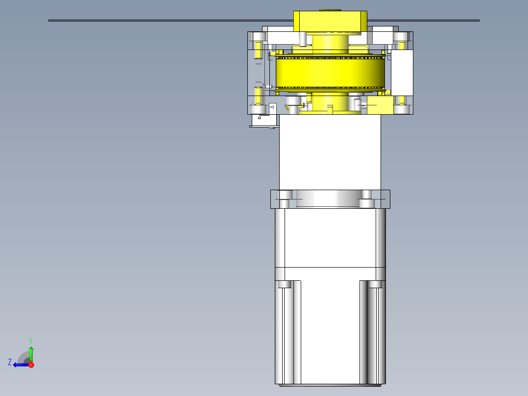皮带驱动搬运装置（横向）右视图