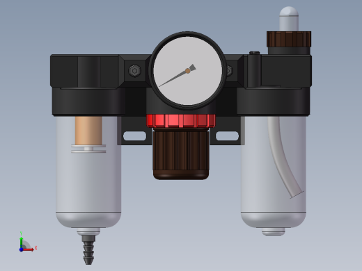 精密压缩空气处理器前视缩略图