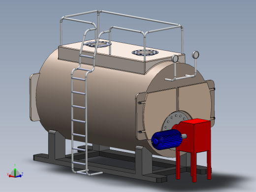卧式蒸汽锅炉发电设备