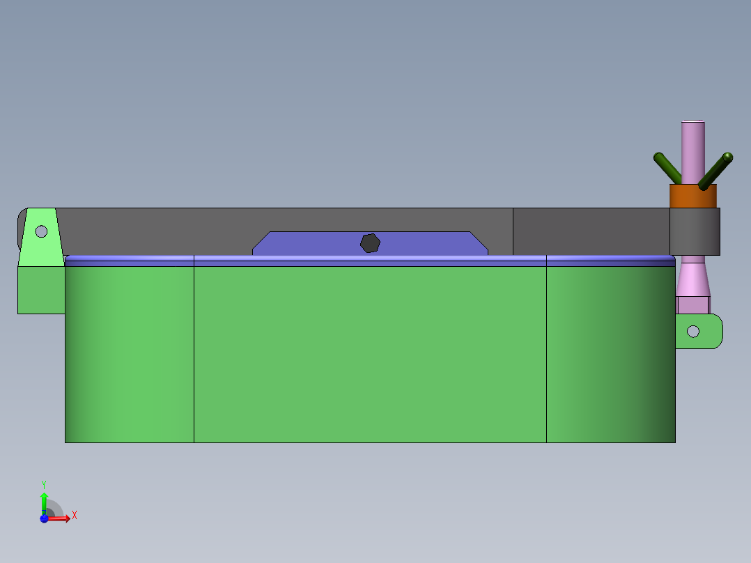 气开人孔前视图
