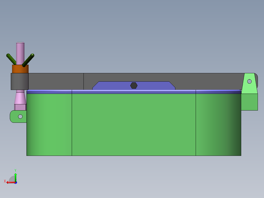 气开人孔后视图