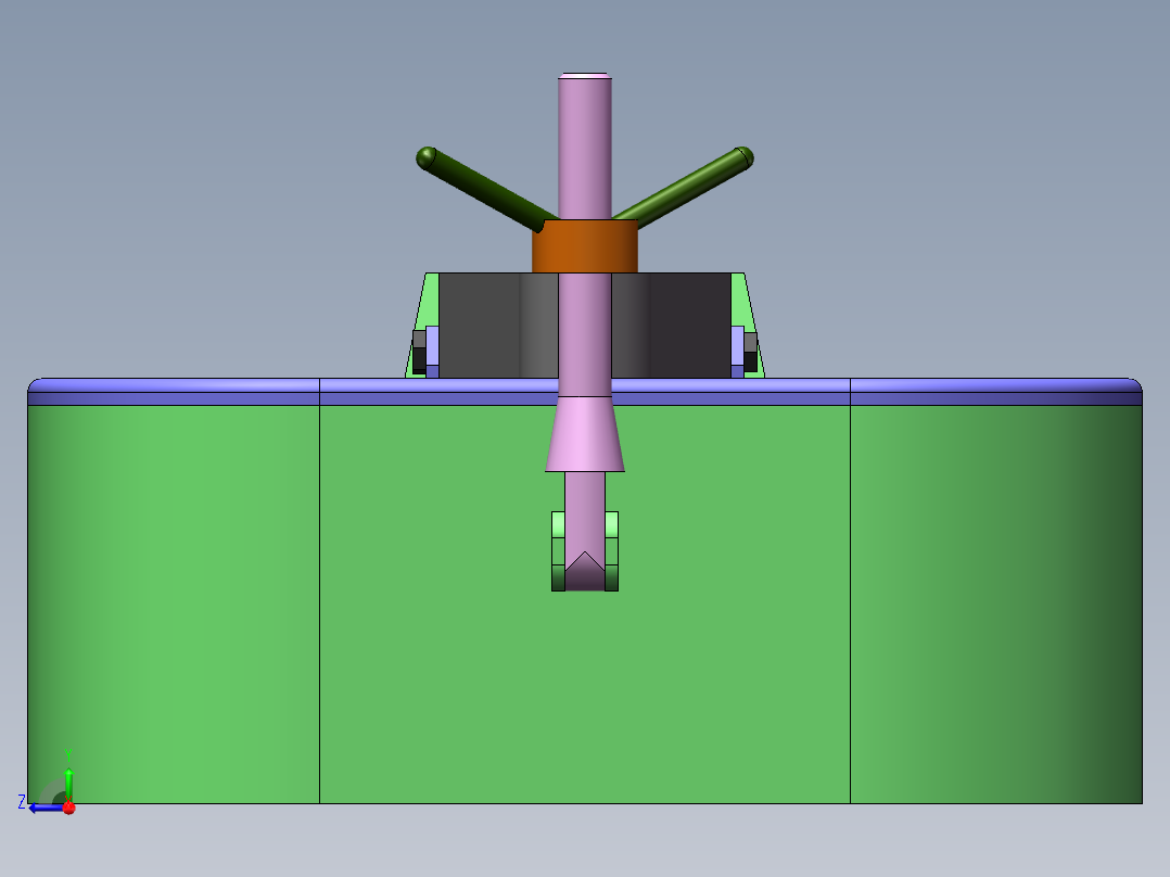 气开人孔右视图