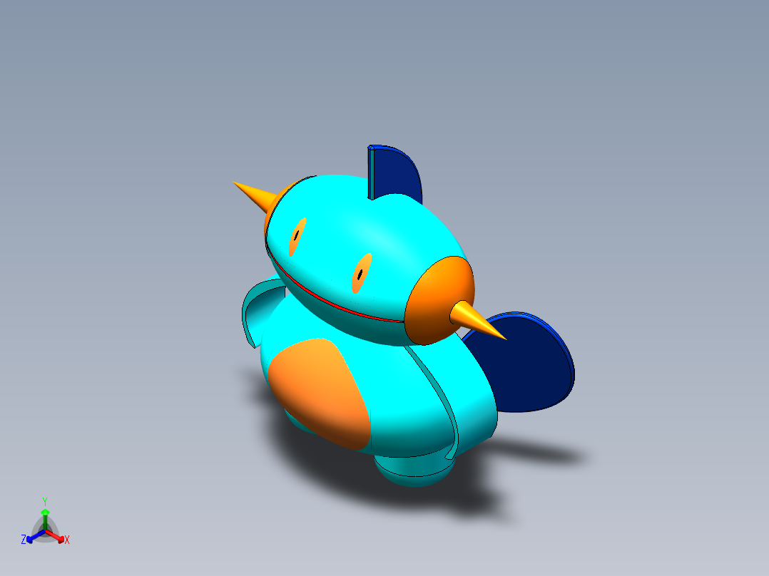 沼跃鱼正等轴测图