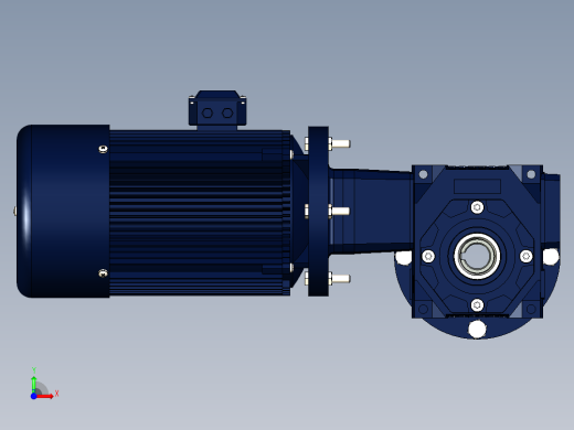 10_涡轮减速机（内部有结构）前视缩略图