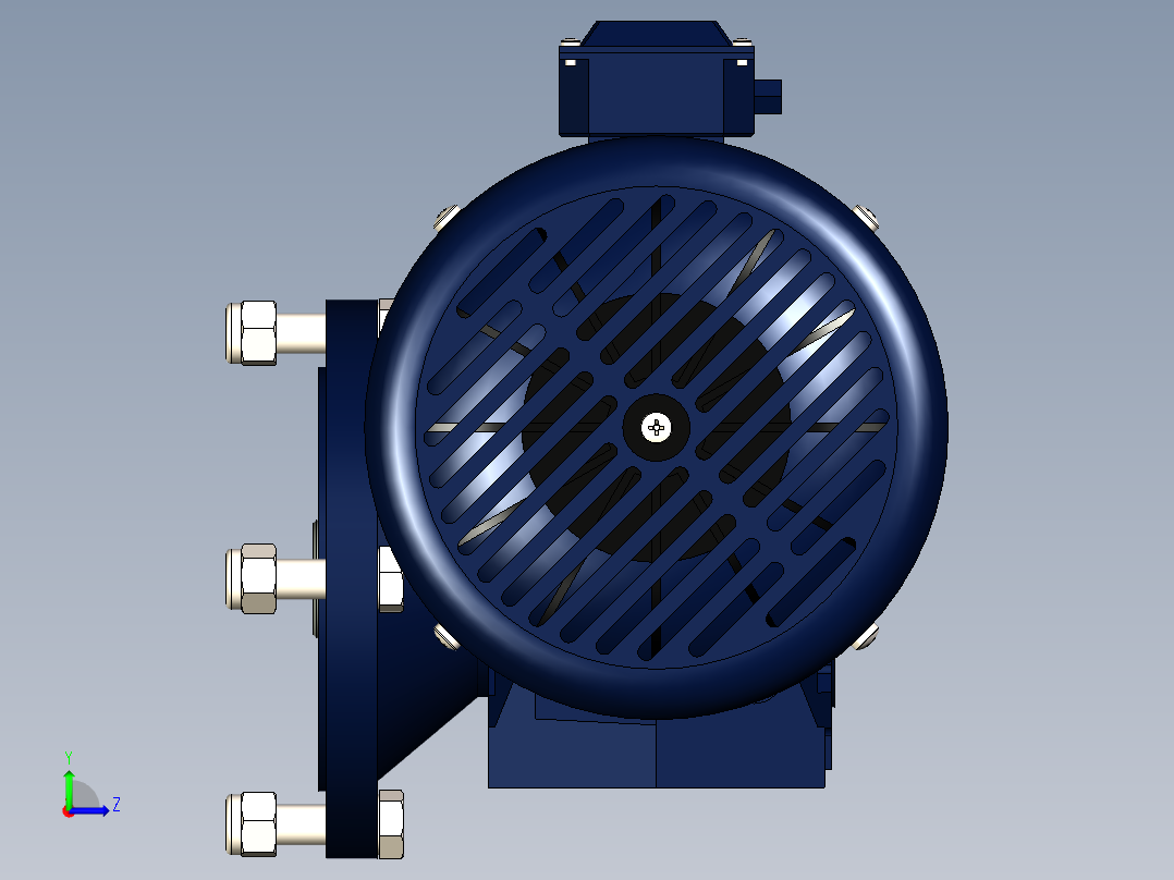 10_涡轮减速机（内部有结构）左视图