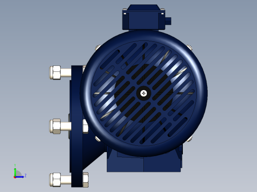 10_涡轮减速机（内部有结构）左视缩略图