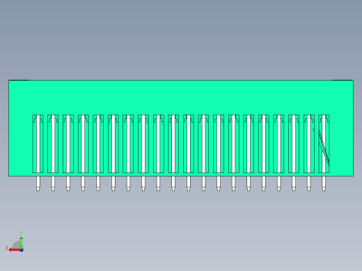 DEGSON 15EDG（公头） 3.5mm 螺钉锁紧，插拔式接线端子 FullPack-15EDGVTM-3.5-40P-14-00AH后视缩略图