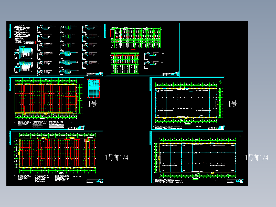 某地厂房车间电气设计图（共7张）