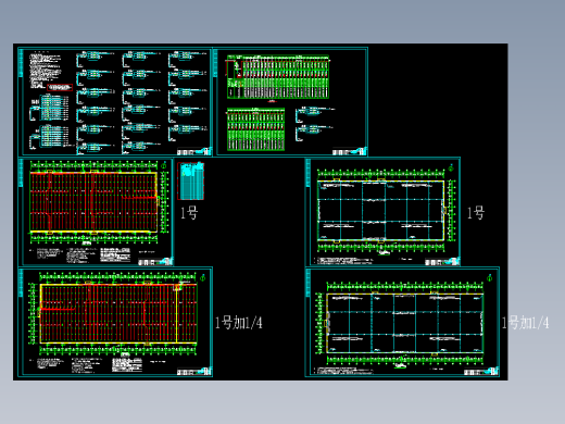 某地厂房车间电气设计图（共7张）