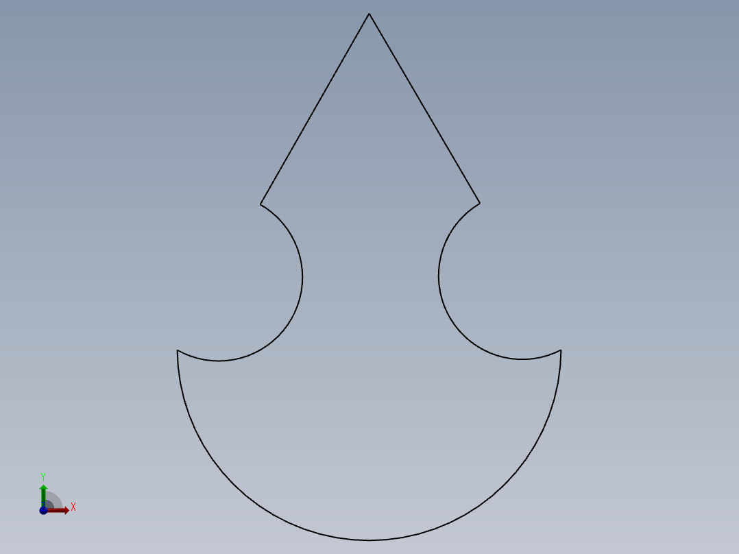 SW建模练习题-exercise 79主视图