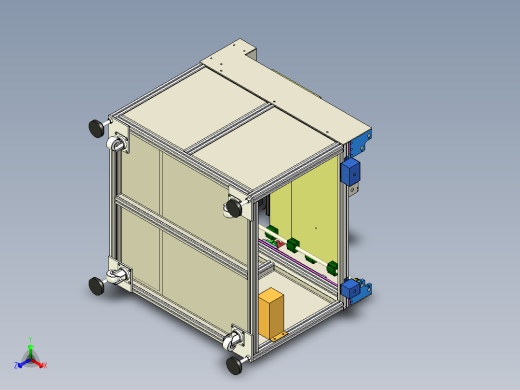 计算机按键功能检测设备3D模型