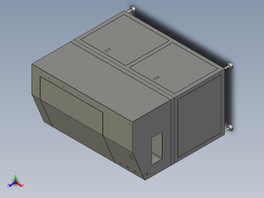 自动化检测设备 3D模型 非标自动化设备3D图纸3D模型正等轴测缩略图