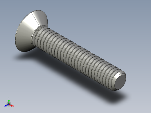 制沉头螺钉-M4_Counter_sunk_20