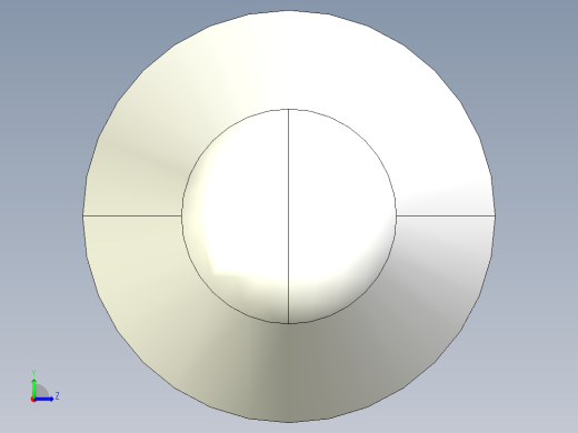 定位柱(B) 2210-3D多系列多零件图纸模型左视缩略图