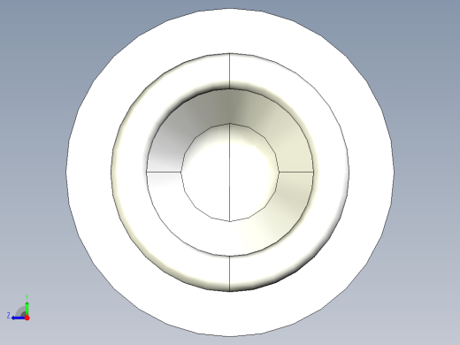 定位柱(B) 2210-3D多系列多零件图纸模型右视缩略图