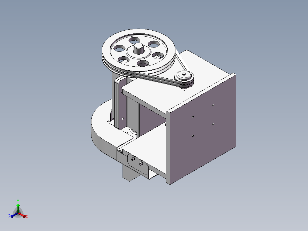 土豆切片机设计资料含三维SW二维说明书正等轴测图
